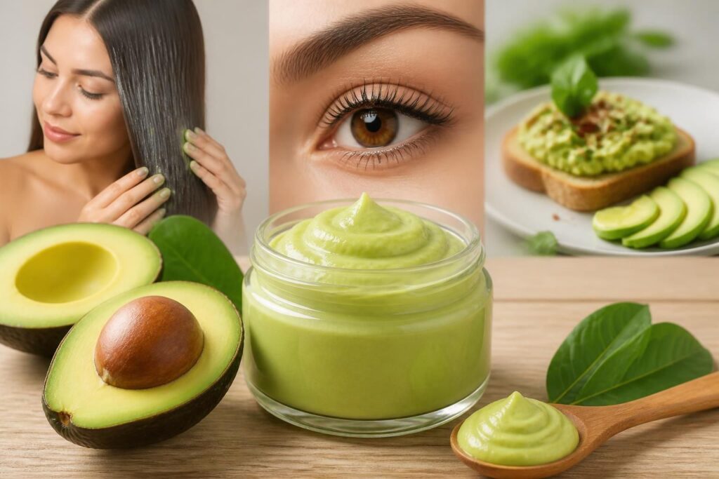 découvrez nos recettes et usages variés de la crème d'avocat pour sublimer vos cheveux, prendre soin de vos yeux et enrichir vos plats en cuisine.