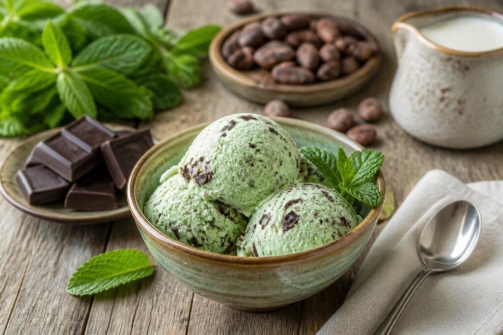 découvrez nos recettes simples et gourmandes pour préparer une délicieuse glace menthe chocolat maison, parfaite pour rafraîchir vos papilles en toute simplicité.