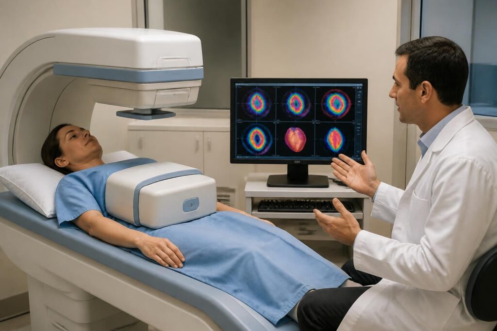 découvrez tout sur la scintigraphie cardiaque : comment se déroule l'examen, comment interpréter les résultats et les risques associés à cette procédure médicale.